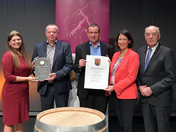 Staatsehrenpreis des Landes Rheinland-Pfalz für Weinland Wachtenburg eG