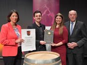 Staatsehrenpreis des Landes Rheinland-Pfalz für das Weingut Friedrich.