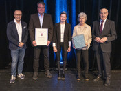 Ehrenpreis des Bundesverbandes der Weinkellereien - Fachgruppe Nahe - an Weingut Lersch aus Langenlonsheim.