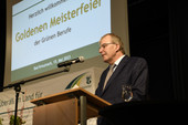Vize-Präsident Ökonomierat Michael Horper begrüßte die Goldenen Meisterinnen und Meister.