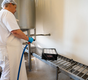 Reinigung des Produktionsraums