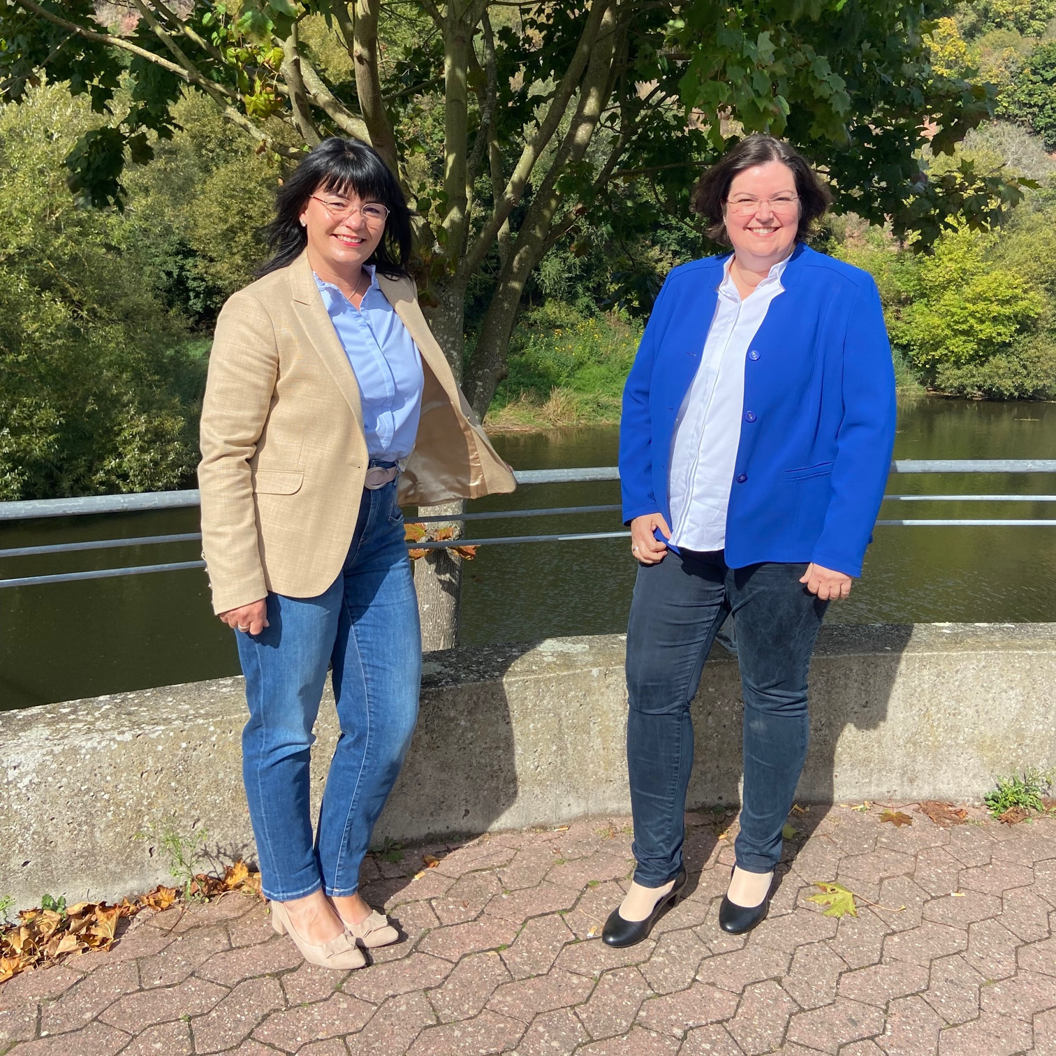 Präsidentinnen der LandFrauen RheinlandPfalz Gudrun Breuer und Isabel Steinhauer-Theis