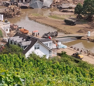 Überflutung an der Ahr
