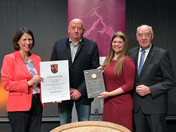 Staatsehrenpreis des Landes Rheinland-Pfalz für die Winzergenossenschaft Herxheim am Berg eG.