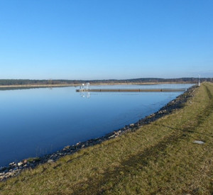 Der Wasserspeicher Borg in Niedersachsen.