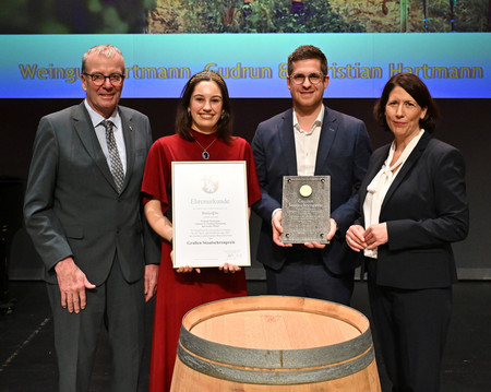 Großer Staatsehrenpreise 2025 Weingut Hartmann 