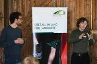 Johannes Dries (links) und Philipp Holz sind die "Klimaberater" der Landwirtschaftskammer Rheinland-Pfalz.