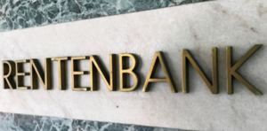 Schriftzug der Rentenbank