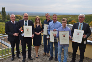 Die Sieger in der Kategorie Wein und Sekt aus der Pfalz.