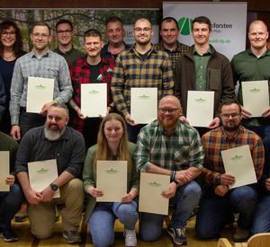 Gruppenfoto Forstwirtschaftsmeister