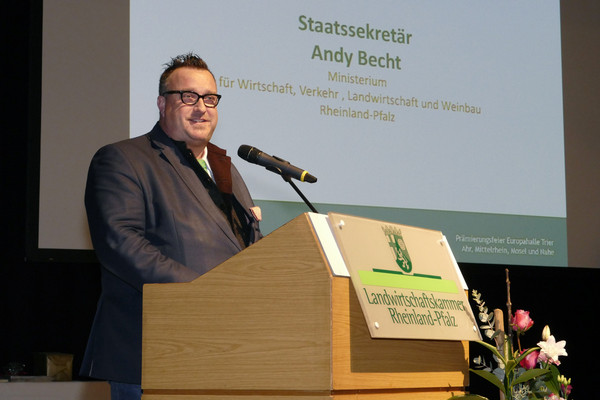 Landwirtschaftsstaatssekretär Andy Becht 